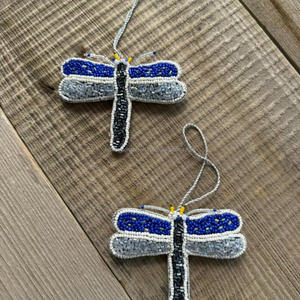 Handmade Embroidered Velvet Reindeer Tree <b>Hanging</b> <b>Ornaments</b> Black Red Gold Luxurious High Quality Christmas Decorations - Product Image 6