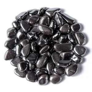 Pierre de hématite naturelle polie de haute qualité en gros pour la guérison, la décoration intérieure, le Feng Shui, l'amour féerique, pierre précieuse portable - Product Image 1