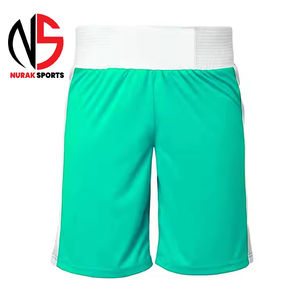 กางเกงมวยไทยชายคุณภาพพรีเมียม น้ำหนักเบา ราคาขายส่ง ปรับแต่งได้ตามต้องการ ผ้าไม่ยับ ดีไซน์ล่าสุด - Product Image 5