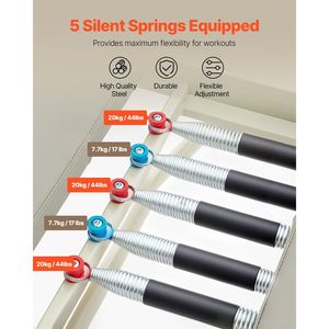 Appareil de Pilates pliable à double résistance avec cordon à ressort pour l'entraînement à domicile et en studio - Product Image 2