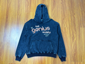 Pull-over avec logo personnalisé Vintage Double Couche Lavage à l'acide Soleil Délavé Poches dégradées Hoodies Poids lourd Streetwear Hoodie - Product Image 4