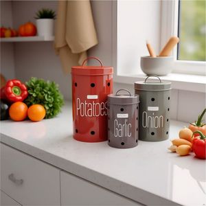 Luxury Metal Kitchen Canister <b>Set</b> Vintage Floral Tea Coffee Sugar Flour Food Storage Jar Airtight Container <b>Set</b> Wholesale Jars - Product Image 2