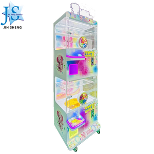 Distributeur automatique de jouets en capsule double, machine de jeu à pièces, mini-grue à griffes, machine à cadeaux pour enfants, magasin de divertissement - Product Image 3