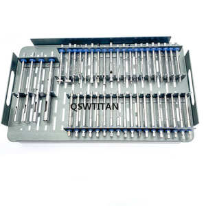 Juego de 53 Piezas de Destornilladores Ortopédicos, Extractor de Tornillos Quirúrgicos, Instrumento para Extraer Tornillos Rotos, Instrumentos Ortopédicos de Dentavex - Product Image 5