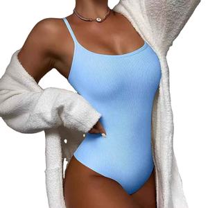 บอดี้สูทผู้หญิงคุณภาพสูงแบบใหม่ กระชับสัดส่วน ไร้แขน คอวี ทรงเข้ารูป สำหรับฤดูร้อน - Product Image 4