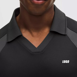 Polo de Golf con Protección UV, Corte Holgado, Secado Rápido, Transpirable, para Hombre, Personalizable con Logotipo, Marca Privada, Ropa Deportiva - Product Image 4