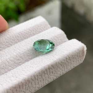 Turmalina Verde Laguna Natural, Corte Fantasía, Gema Suelta de 2.00 Ct, Valoración de Terceros, ZUBEDA GEMS JEWELRY, Fabricación de Joyas - Product Image 2