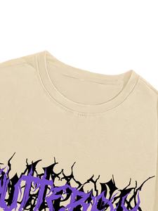 Camiseta con diseño de cita y logotipo personalizado tejido de gran tamaño con cuello en V de poliéster/algodón de secado rápido-Opciones de personalización fáciles de usar - Product Image 3