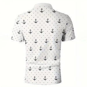 Camiseta de Golf de Primera Calidad, 100% Algodón, Tejido Sólido, Bordado Personalizado, Corte Regular para Hombre, de Secado Rápido - Product Image 3