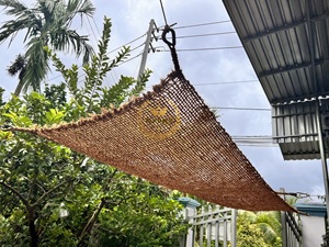 Parasol de fibra de coco Natural 100%, vela protectora para exteriores, rollo de luz solar, embalaje, triángulo cuadrado, forma Rectangular, Vietnam - Product Image 3