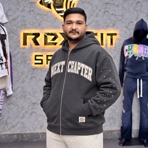 Unisex Custom <b>Zip</b> <b>Hoodie</b> Graphic Applique Long Sleeve Kangaroo <b>Pocket</b> Casual Streetwear Sweatshirt Relaxed Fit Fleece Top OEM - Product Image 3