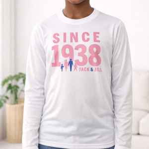 T-shirt à manches longues pour jeunes Jack and Jill, blanc, avec motif « Depuis 1938 », confortable, vêtements de sport pour enfants et adolescents - Product Image 5