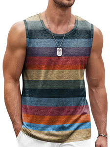 เสื้อกล้ามถักสำหรับผู้ชาย ผ้าฝ้าย 100% รับผลิตตามแบบ OEM - Product Image 3