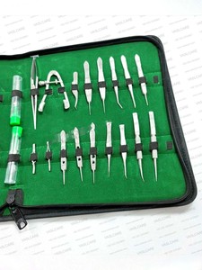 Juego de Instrumentos de Microcirugía Oftálmica para Cataratas, 32 Piezas, Acero Inoxidable Alemán, Manual, Reutilizable, Kit Quirúrgico Ocular para Uso Hospitalario, ENT - Product Image 5