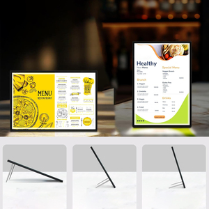 OEM ODM Custom Backlit <b>Poster</b> LED Frame Slim Aluminum Light Box for Displaying Hanging Signs Rectangle Shape Decorative Feature - Product Image 5