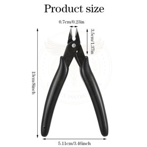 Hair Extension Tools Keratin Bond Cutting Pliers with An Opening Spring Mini Hair Pliers for Micro Nano Ring - Product Image 3