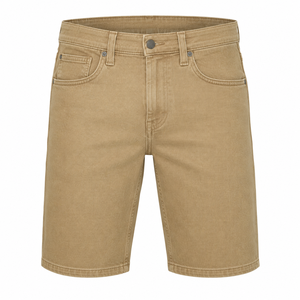 Shorts en jean vintage de haute qualité pour hommes, coupe large, style décontracté, motif uni, grandes tailles, anti-plis, écologiques - Product Image 4