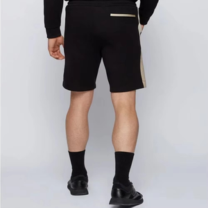 Classic Fit Solid Pattern Hoodie & Comfortable Shorts <b>Set</b> for Men's Plus Size Features for Summer Street Style - Product Image 3