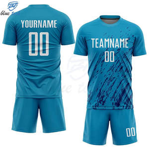 Uniformes de Fútbol Personalizados de Alta Calidad, Conjunto de Camiseta y Pantalones Cortos Sublimados, Conjunto de Camiseta de Fútbol OEM, Uniforme de Fútbol Personalizado para Equipos - Product Image 3