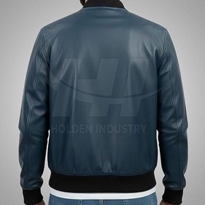 Modern Style <b>Leather</b> Baseball <b>Jacket</b> Comfortable Fit <b>Leather</b> Baseball <b>Jacket</b> Premium Fashion <b>Leather</b> Baseball <b>Jacket</b> - Product Image 4