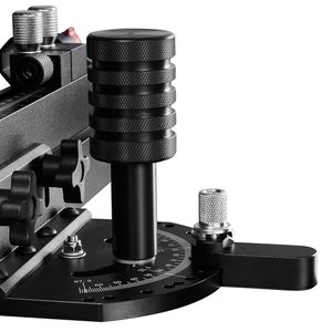 Gabarit d'angle en alliage d'aluminium de précision, grain 18, pour machines à scier le bois, fente standard 3/4 x 3/8, 15 butées d'angle réglables - Product Image 5