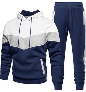 Survêtement en jean vintage pour homme, à capuche, uni, avec poches latérales, longueur cheville, fermeture à cordon, coupe ample, respirant, séchage rapide - Product Image 2