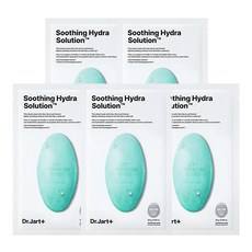 Dr. Jart+ Maschera Viso Idratante Lenitiva Water Jet Soothing Hydra Solution, Confezione da 5 o 3 Pezzi, Sconto, Idratante con Acido Ialuronico come Ingrediente Principale - Product Image 1