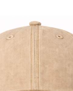 Casquette de baseball en coton beige sable, unie, réglable, unisexe, décontractée, respirante, confortable, personnalisable, qualité supérieure - Product Image 5