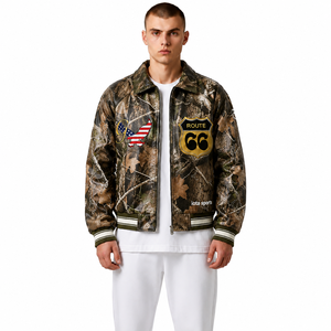 COLD SPIRIT IMPEX OEM Veste en cuir véritable personnalisée pour homme, fermeture éclair, respirante, séchage rapide, automne, décontractée, broderie personnalisée - Product Image 1