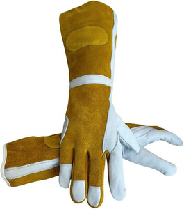 Guantes largos TIG de cuero premium, flexibles - Product Image 1
