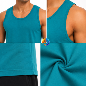 El acabado impecable crea un look pulido con el camiseta sin mangas Man Tank Top, que ofrece soporte activo para entrenamientos en el gimnasio y viajes a la playa, ideal para el uso diario. - Product Image 5