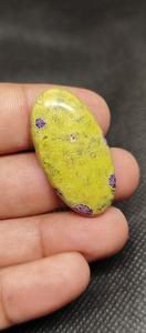 พลอยอะตแลนติไซต์สีเขียวธรรมชาติคุณภาพสูงจาก AAMNA GEMS รูปทรงคาโบชอง ขนาดต่างๆ สำหรับทำจี้สร้อยคอ ขายดี - Product Image 2
