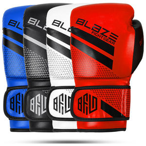 Guantes de Boxeo de Cuero Sintético al por Mayor para Entrenamiento de Sparring, Kickboxing, Muay Thai, MMA, Trabajo con Bolsa de Boxeo, con Cierre de Velcro - Product Image 6