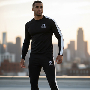 Conjunto Deportivo de Compresión para Hombre, Ropa de Gimnasio, Alta Elasticidad, Transpirable, para Correr, 2026 - Product Image 6