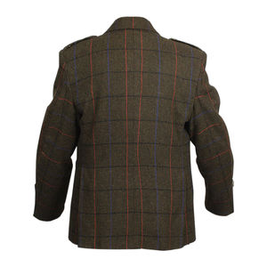 Veste Kilt en Tweed Vert Lovat sur Mesure pour Hommes, Veste en Tweed Argyle de Haute Qualité pour Hommes, Disponible dans Toutes les Tailles - Product Image 2