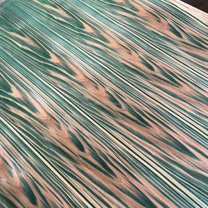 Lámina de Chapa Flexible con Revestimiento de Papel Washi Japonés Teñido en Verde Patentado para Muebles de Sala de Estar y Diseño de Interiores - Product Image 6