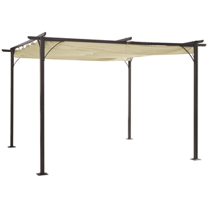 Outdoor Retractable Pergola Canopy & Gazebo for Enhanced Sun Coverage - Product Image 2