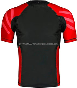 Rashguard unisexe à manches longues, vente chaude 2026, imprimé personnalisé, polyester/nylon, séchage rapide, fournisseur MMA du Pakistan - Product Image 6
