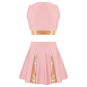 Custom Made 100% Polyester Lightweight Breathable Fabric Best Design School Cheerleading Uniform Sets - Product Image 4