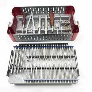 Kit d'instruments professionnels en acier inoxydable de qualité supérieure pour l'extraction manuelle de vis orthopédiques cassées, usage médical et chirurgical - Product Image 1
