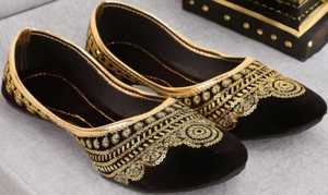 Women Ethnic <b>Khussa</b> Wholesale Custom Quality <b>Khussa</b> for Women Comfortable <b>Khussa</b> Your Own Private Label Women's Shoes - Product Image 3