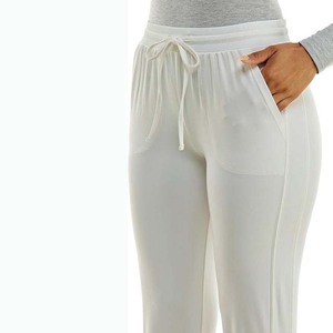 Pantalones Jogger Casuales para Mujer, Cintura con Cordón, Corte Holgado, Color Sólido, Bolsillos, Pantalones Largos - Product Image 6