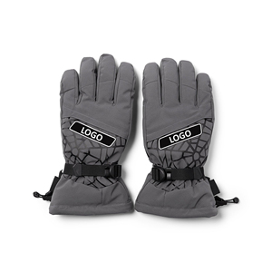 Custom Logo <b>Ski</b> <b>Gloves</b> | Sublimated Microfiber & Safety Padding | Wholesale Factory - Product Image 1