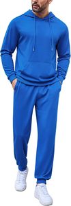Ensemble de survêtement Tech Fleece pour homme avec logo personnalisé, deux pièces, sweat à capuche épais et pantalon de jogging, tenue de sport pour la gym 2025 - Product Image 4
