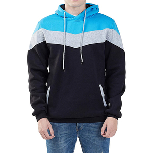 Pulls à capuche basiques personnalisés pour hommes, fabriqués au Pakistan, avec contraste de couleurs, nouveau modèle, technique de teinture unie, très tendance - Product Image 1