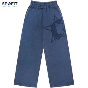 Conjunto de Sudadera con Capucha y Pantalones Deportivos de 2 Piezas para Hombre, Estilo Urbano, Otoño-Invierno, Color Sólido, Cierre con Cordón, Estampado Serigrafiado, 100% Algodón - Product Image 3