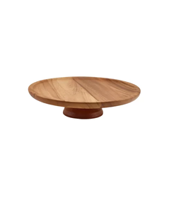 Wood Cake <b>Stand</b> Customized Sale Cupcake Display <b>Stand</b> Polished Holder for Home Decoration Rustic Cake <b>Stand</b> - Product Image 4