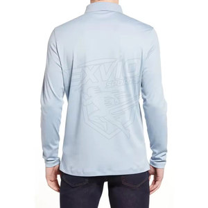 เสื้อโปโลผู้ชายสีตามสั่ง สำหรับผู้ใหญ่ เสื้อโปโลผู้ชายน้ำหนักเบา ระบายอากาศได้ดี เสื้อโปโลแขนยาวสำหรับใส่ในฤดูร้อน - Product Image 2