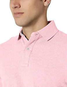 Wholesale Luxury New Design Men Logo Collar Shirt Customized Logo Polo Shirt Strips Fine Cotton T-Shirt - Product Image 3