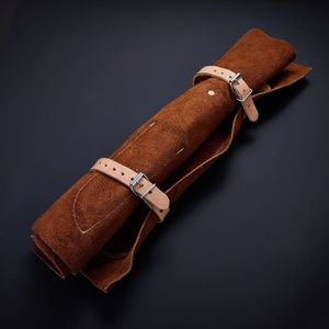 Cuchillo de Chef Profesional de Acero con Alto Contenido de Carbono, Hoja Serrada, Mango de Cuero, Marca OEM para Hogar, Restaurante, Hotel, Catering y Uso Comercial - Product Image 5